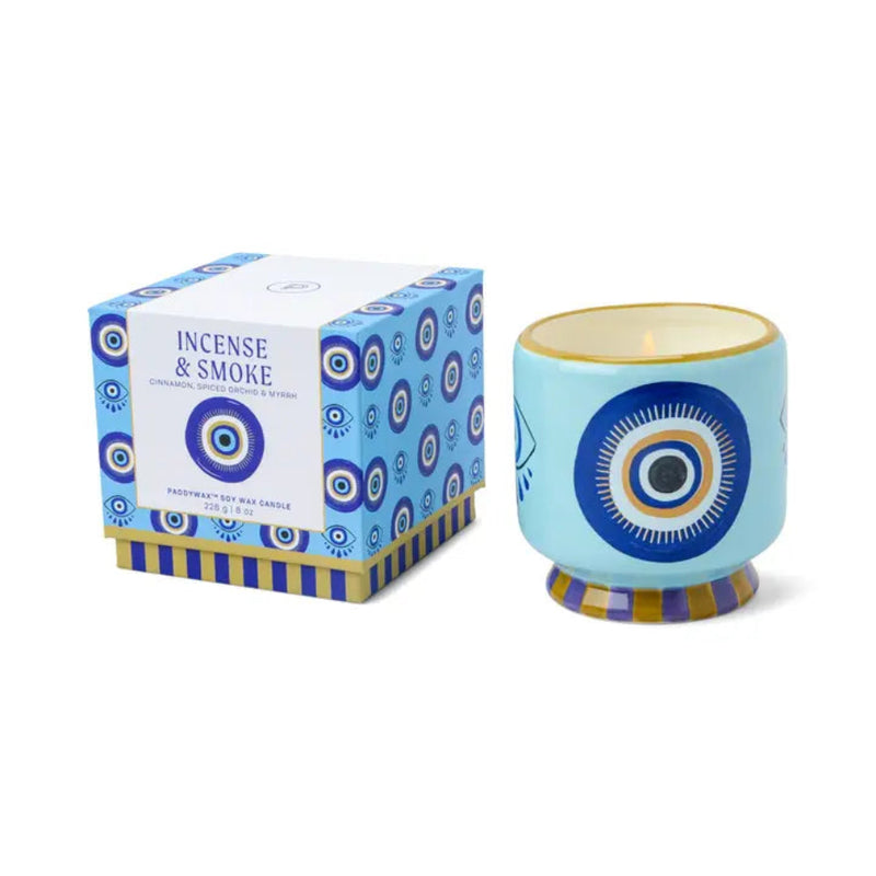 A Dopo Eye Ceramic Candle - Incense & Smoke