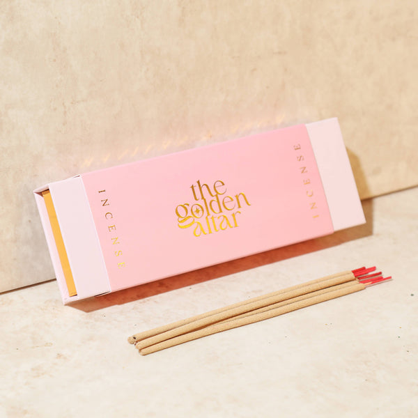 The Golden Altar Natural Incense - Rose & Vetiver