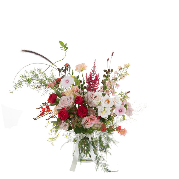 Deluxe Vase Arrangement - Ruby Tuesday