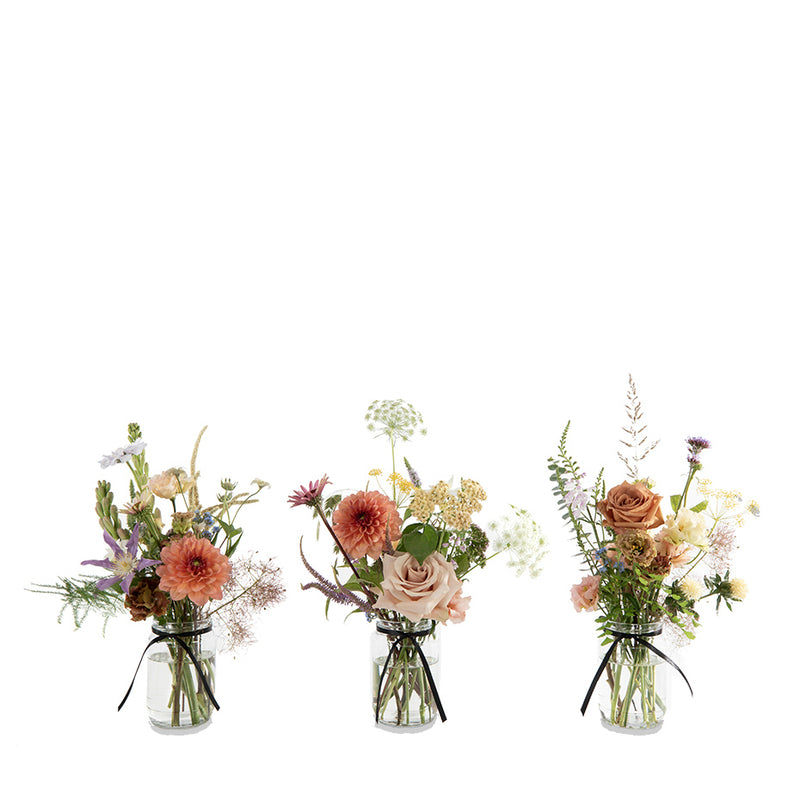 RTW Events Three Mayo Jar Arrangements -  Leave it to Us