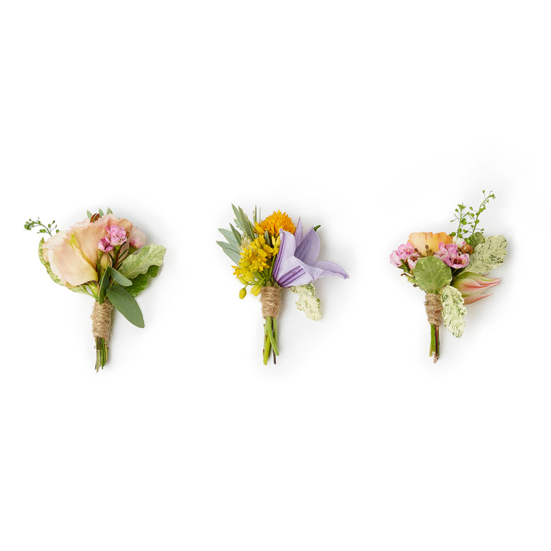 Buttonholes/Lapel Corsage - Hot Mess