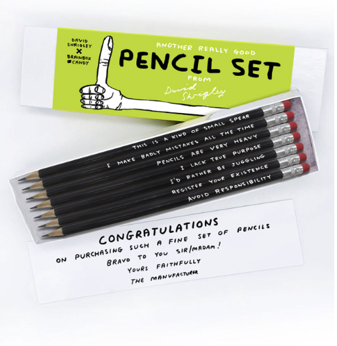 David Shrigley Pencil Set