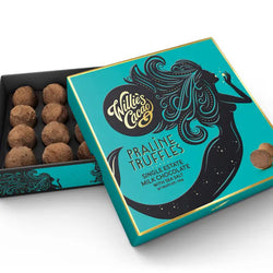 Milk Chocolate Praline Truffles With Sea Salt