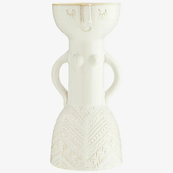 Vase With Woman Imprint
