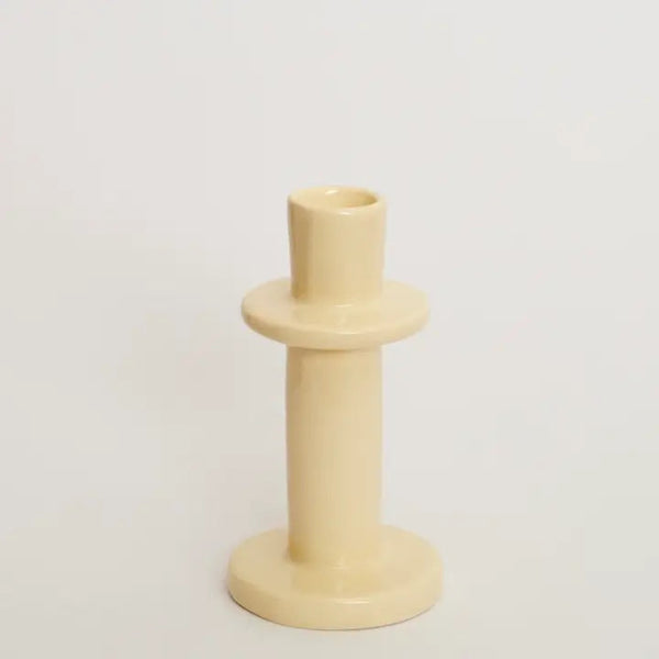 Standing Candle Holder Cream