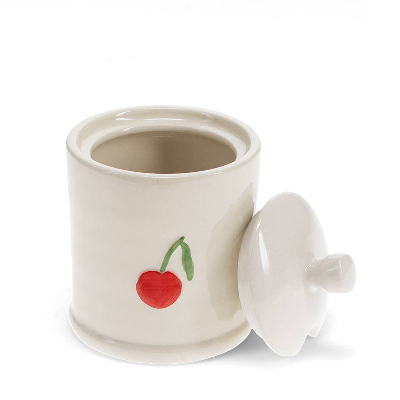 Stoneware sugar pot 225ml - Cherry