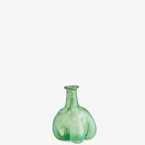 Recycled Glass Vase In Green