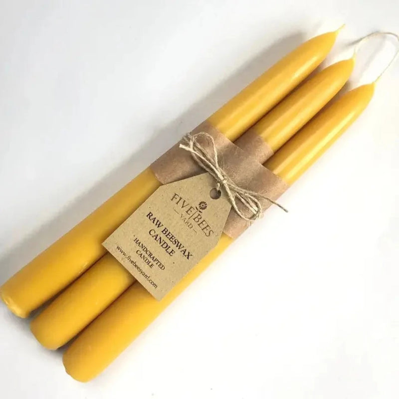 Taper Beeswax Candle Set