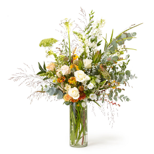 Deluxe Vase Arrangements - Burnished Blossom
