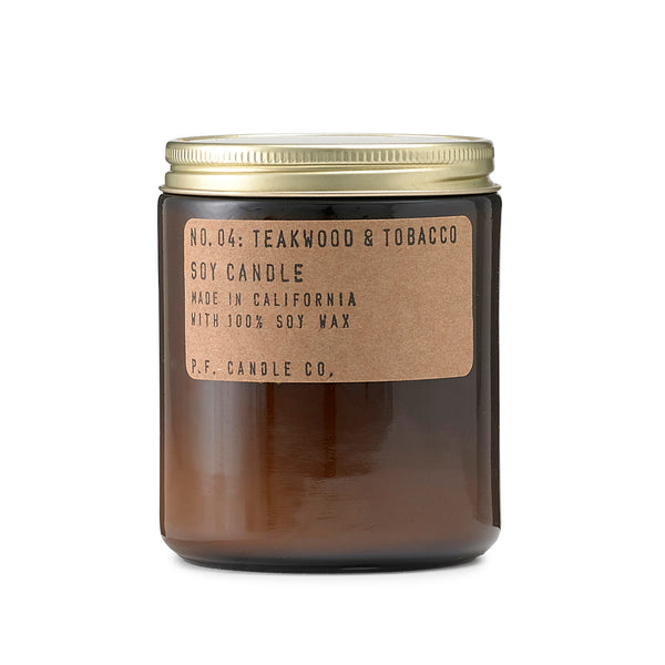 P.F. Candle Co. Teakwood & Tobacco Soy Candle